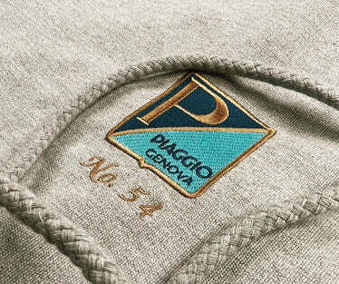 Bedruckte und bestickte Werbemittel für den Vespa Club Monaco di Bavaria: Hoodie, Jutebeutel und Poloshirt