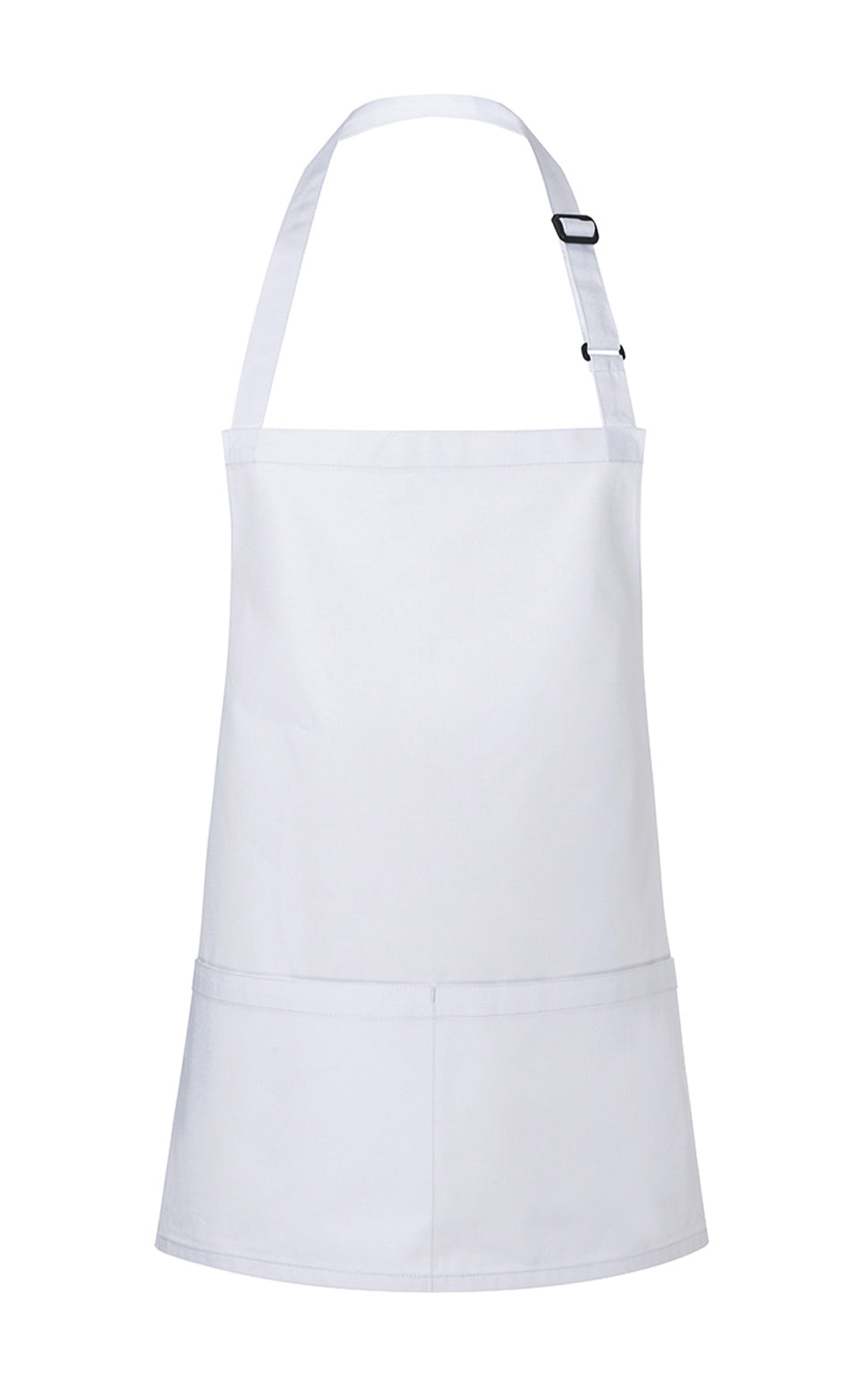 Kurze Latzschürze Basic mit Schnalle und Tasche