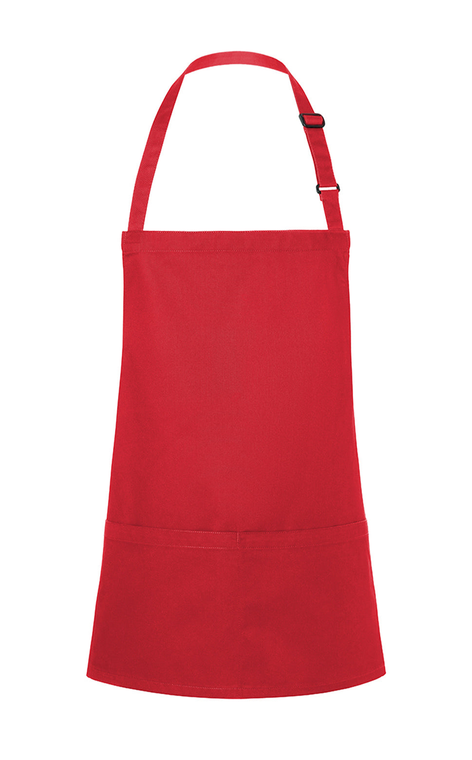 Kurze Latzschürze Basic mit Schnalle und Tasche