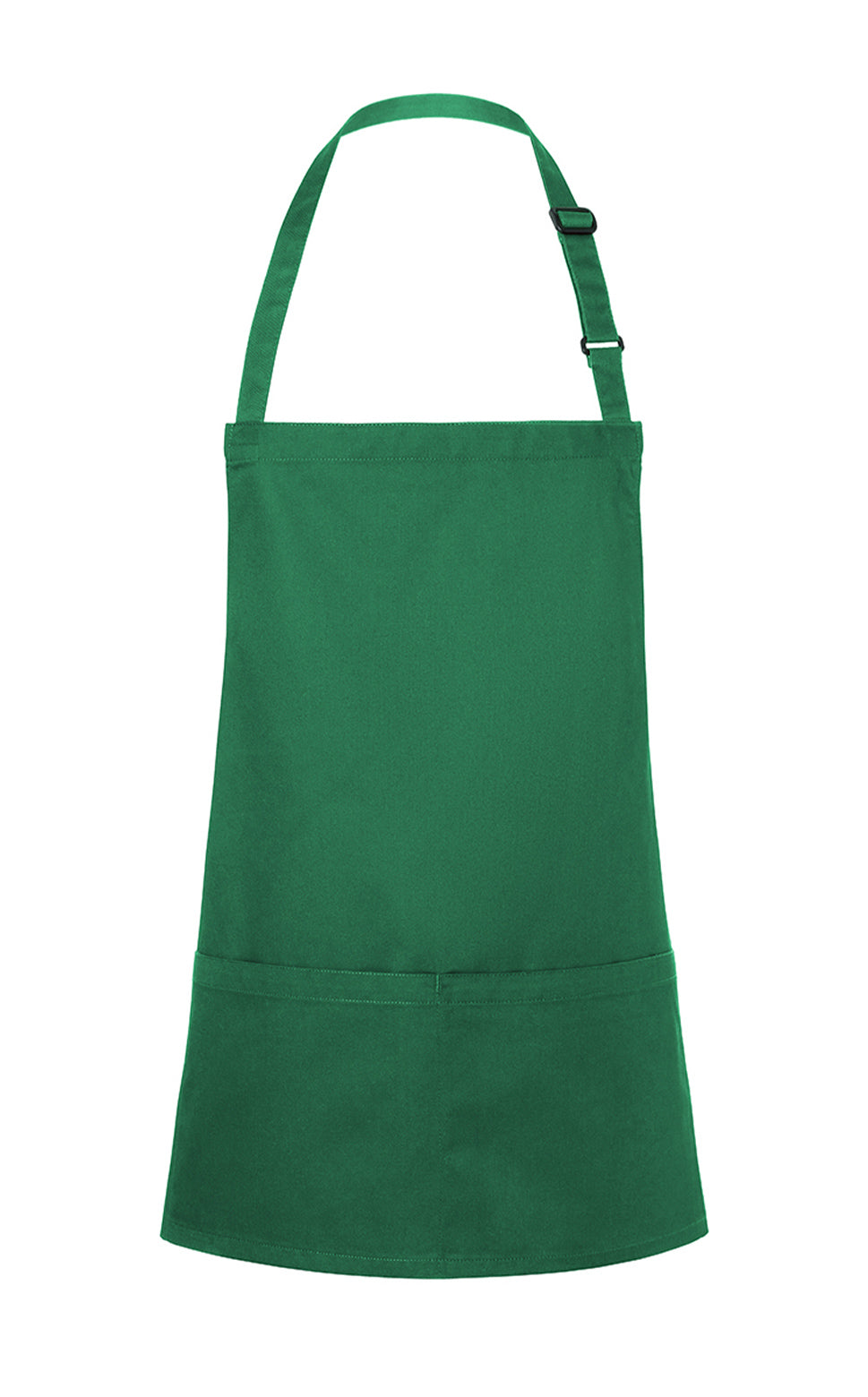 Kurze Latzschürze Basic mit Schnalle und Tasche