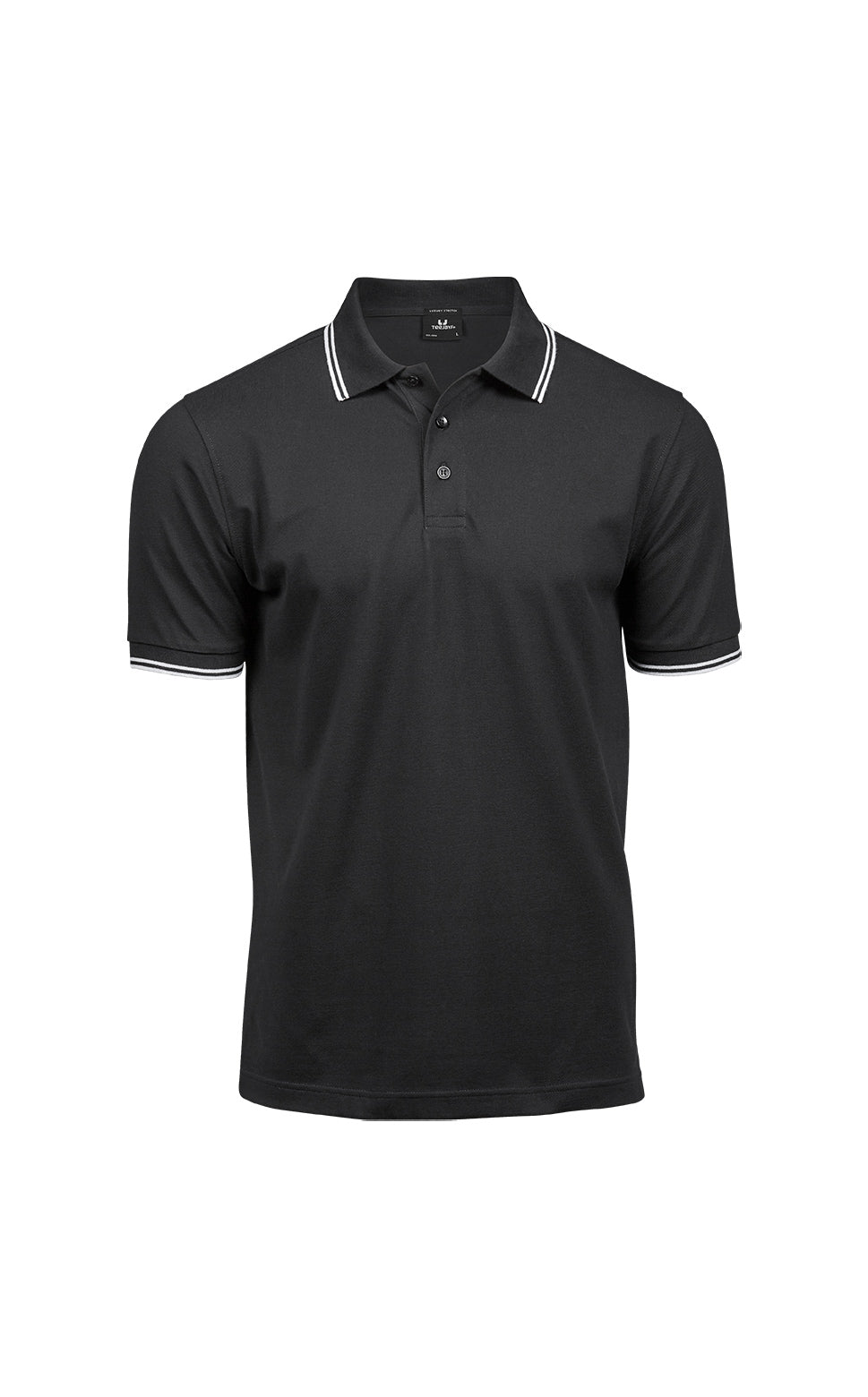 Men's Luxury Stripe Stretch Polo