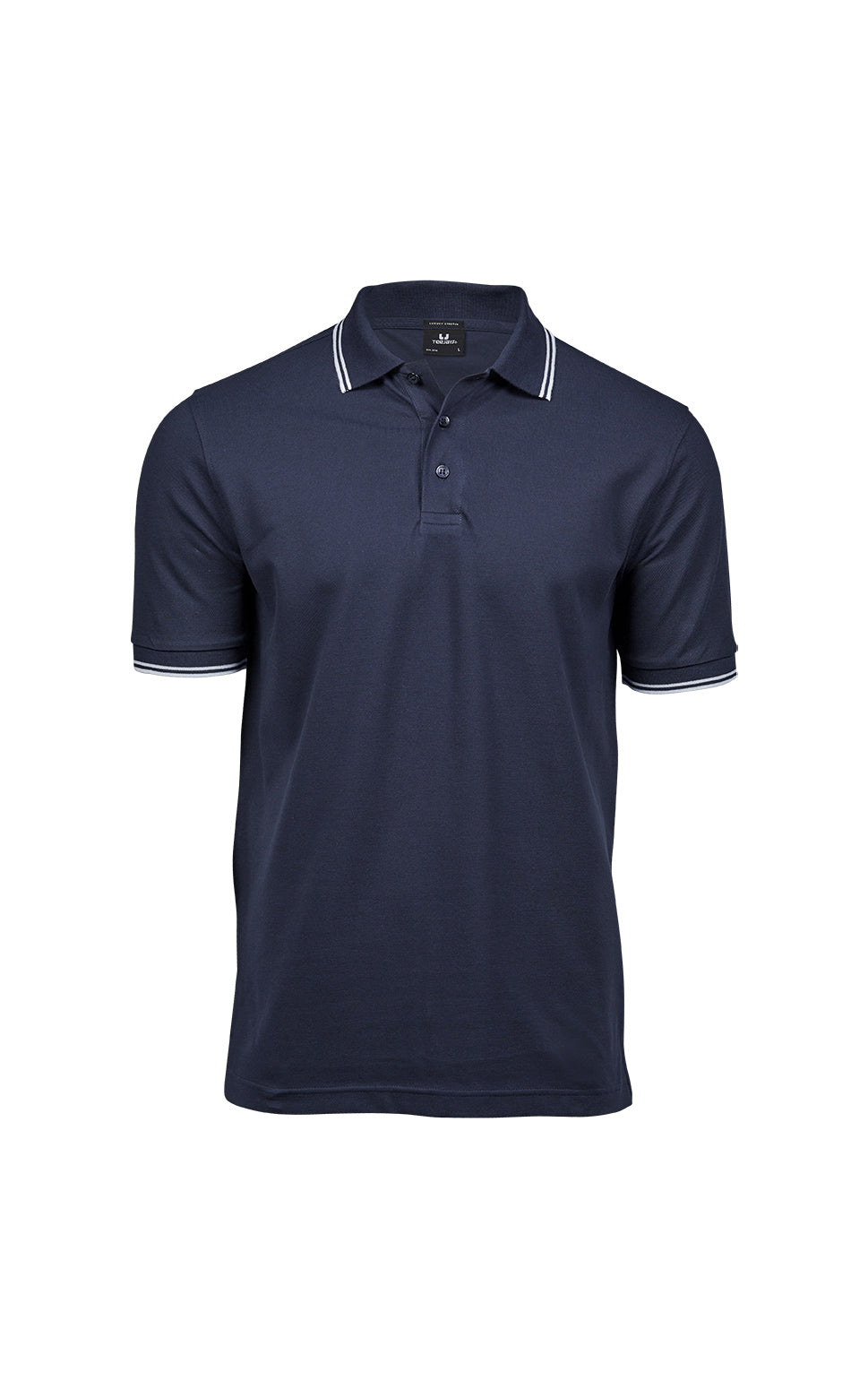 Men's Luxury Stripe Stretch Polo