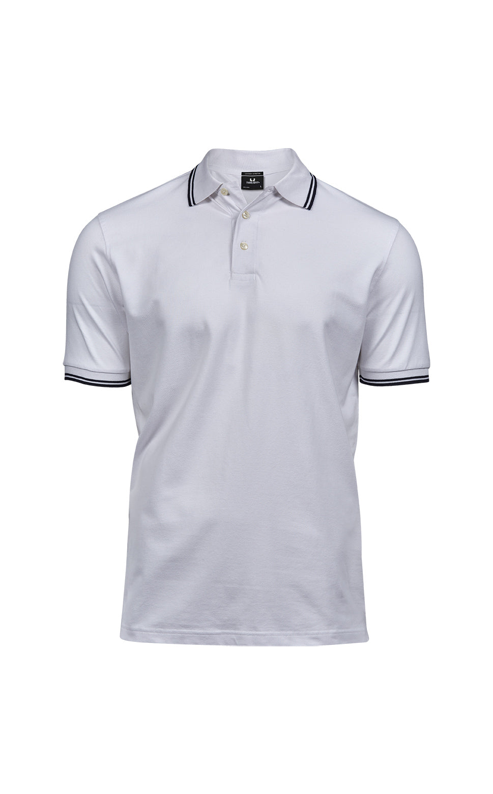 Men's Luxury Stripe Stretch Polo
