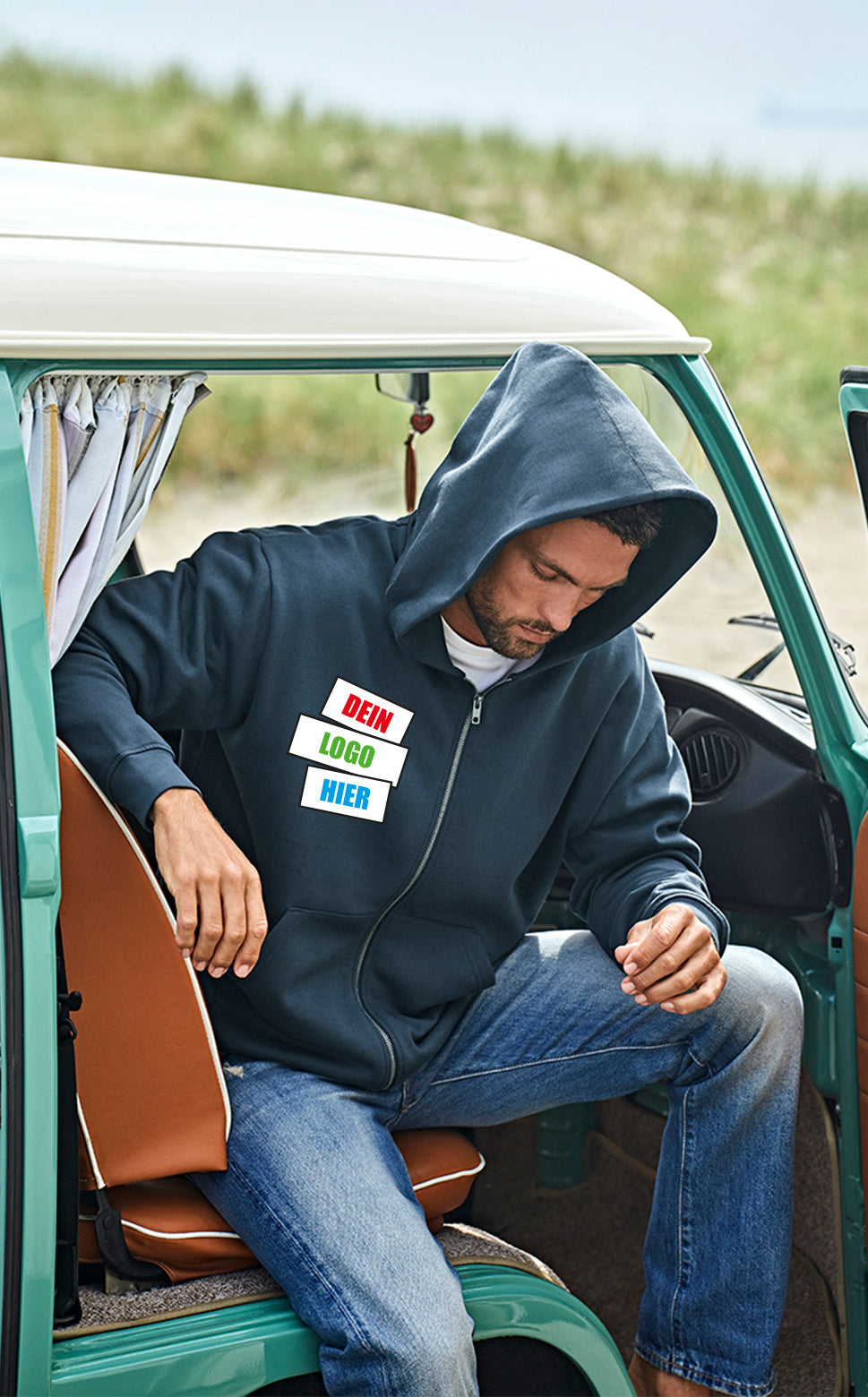 Urban Hooded Full Zip Sweatshirt