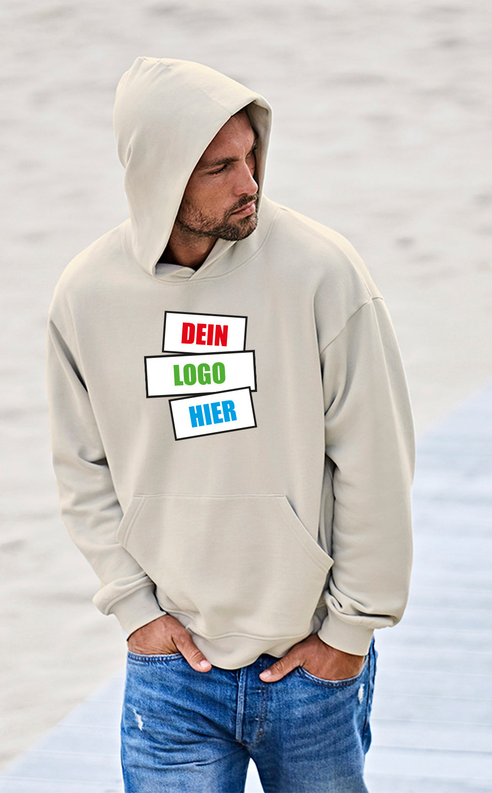 Urban Heavy Loose Fit Hooded Sweatshirt