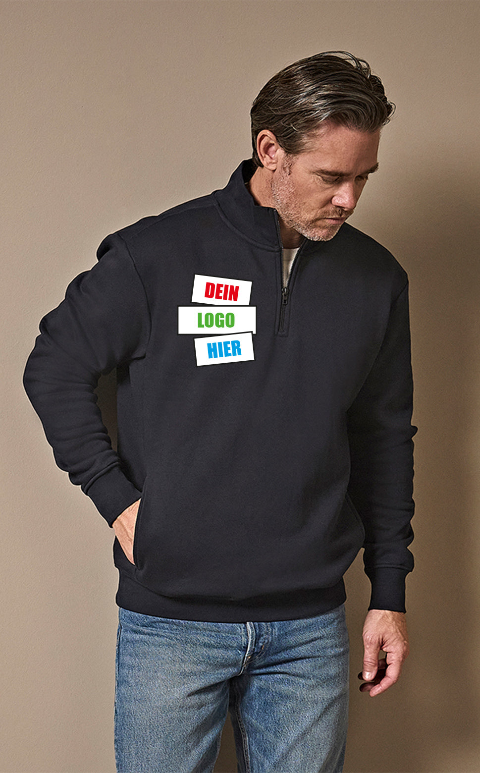 Half Zip Sweatshirt