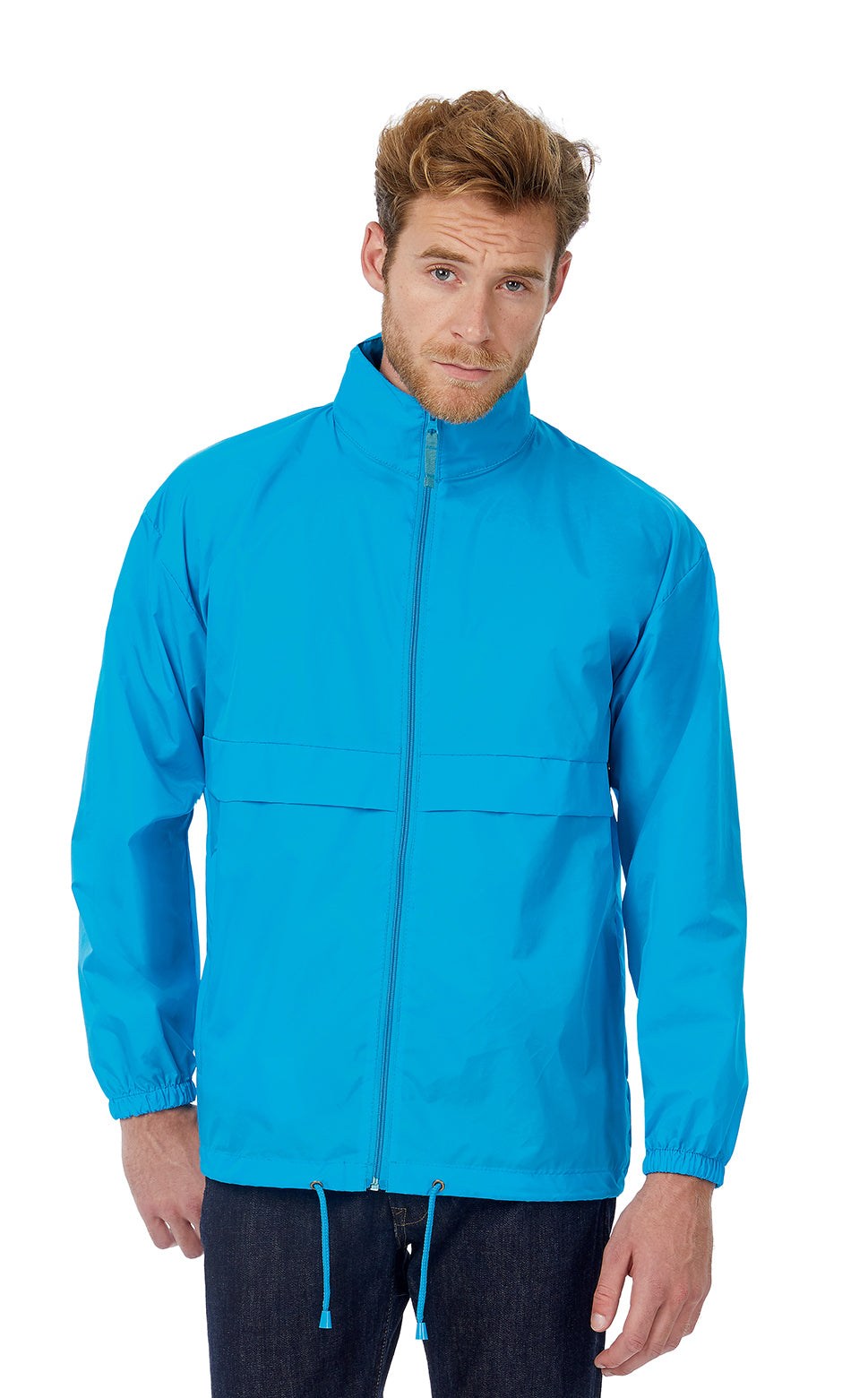 B&C Unisex Jacket Sirocco Windjacke – Frontansicht | SHIRTPLUS