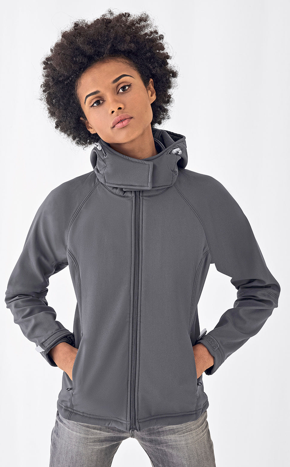 Jacke Women´s Hooded Softshell - Softshelljacken | SHIRTPLUS