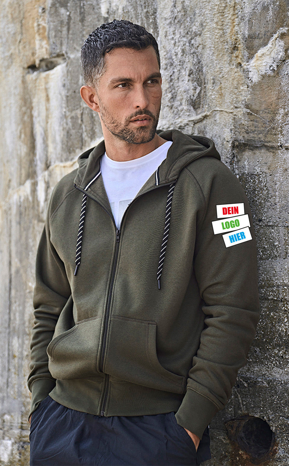 Men´s Fashion Full Zip Hood
