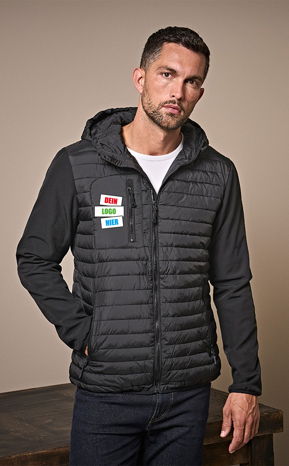 Men´s Hooded Crossover Jacket