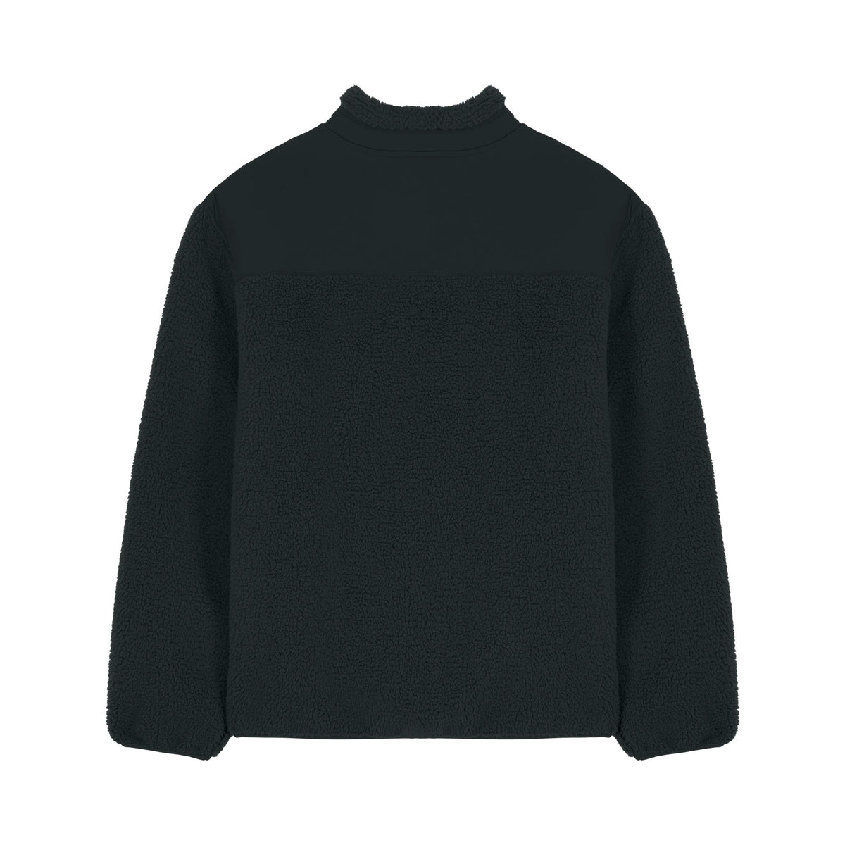 Sherpa-Jacke Brooker in Black – Rückansicht