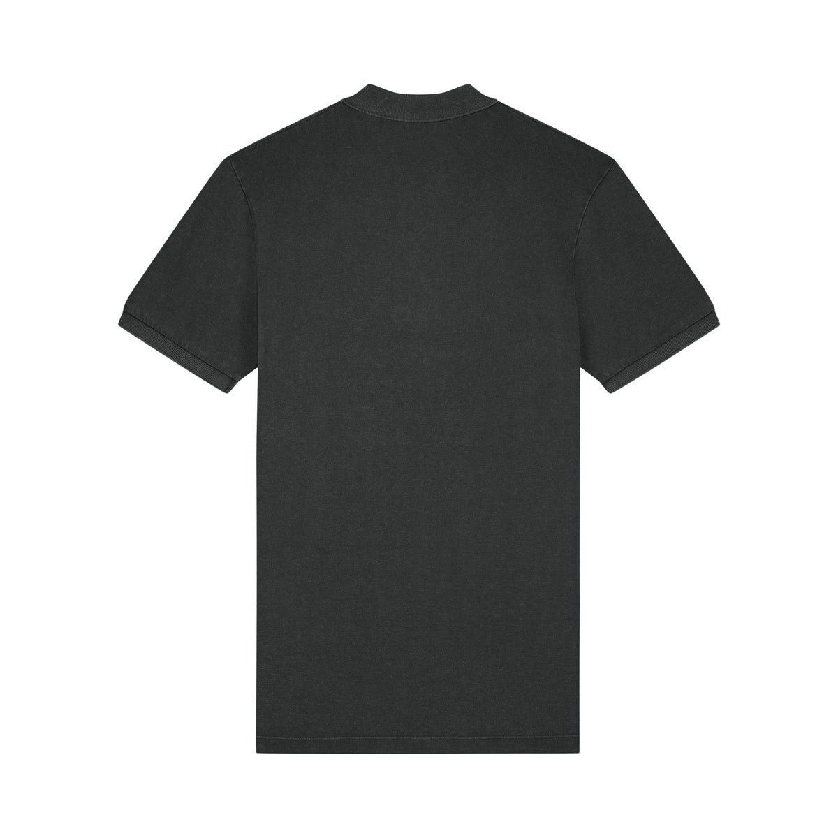 Polohemd Coaster Vintage in G. Dyed Black Rock – Rückansicht