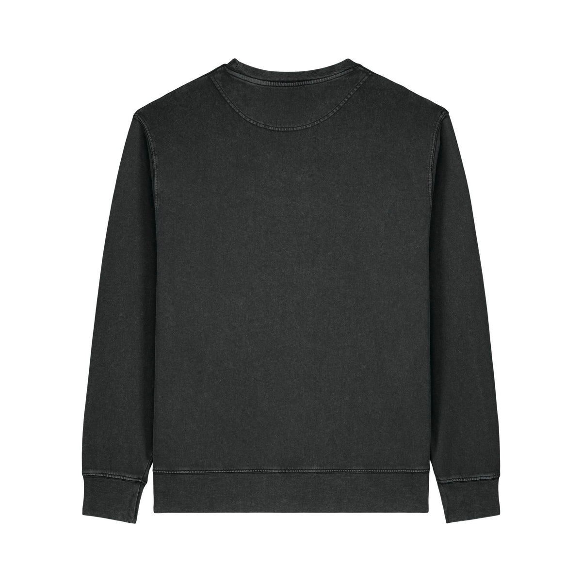 Sweatshirt Matcher Vintage in G. Dyed Black Rock – Rückansicht
