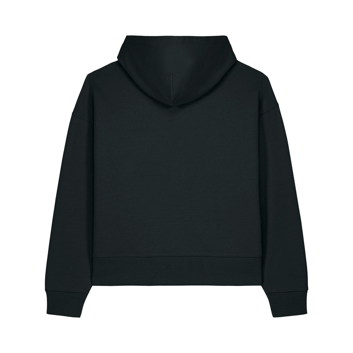 Hoodie Voicer in Black – Rückansicht