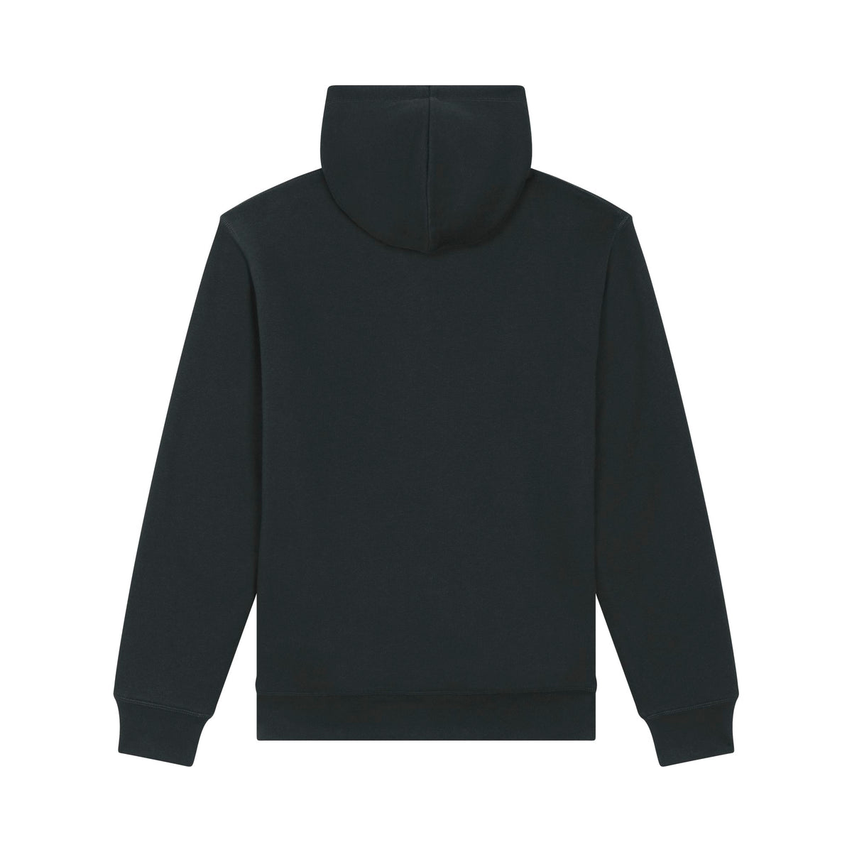 Zip Hoodie Hygger Sherpa in Black – Rückansicht