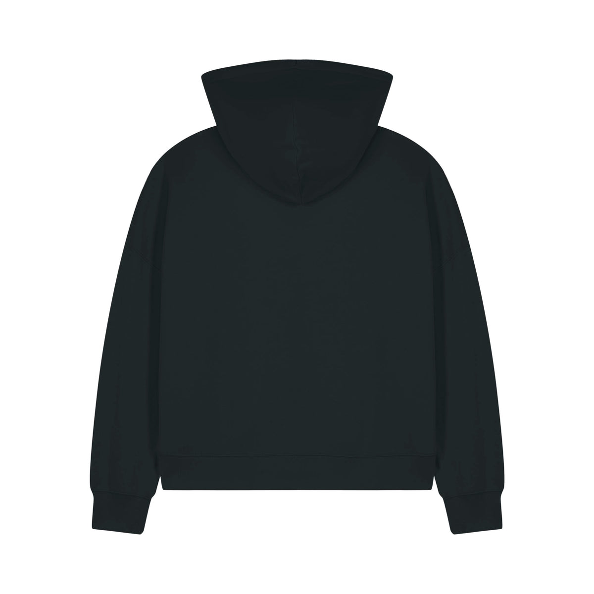 Zip Hoodie Stella Ida in Black – Rückansicht