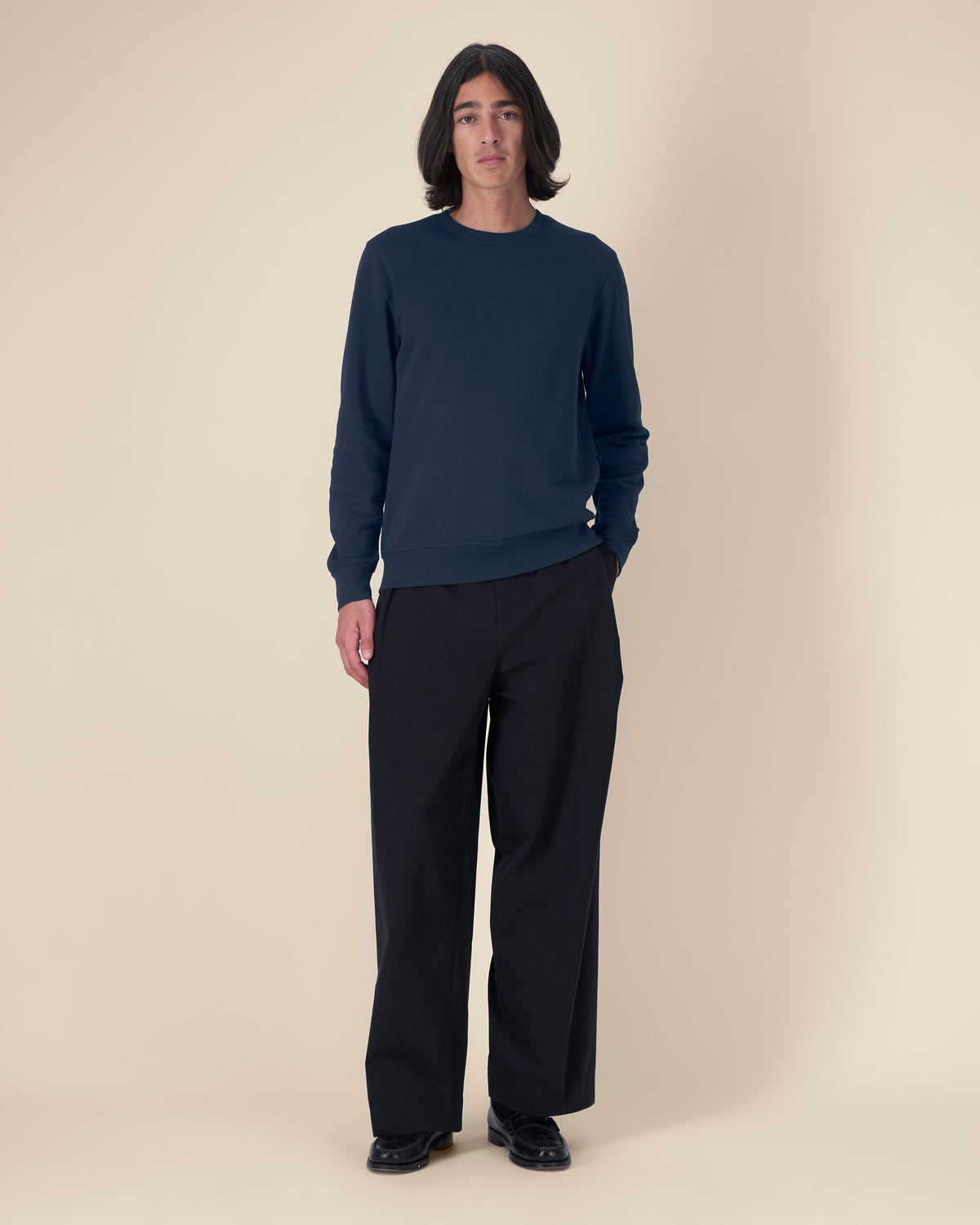 Sweatshirt Roller-French Navy