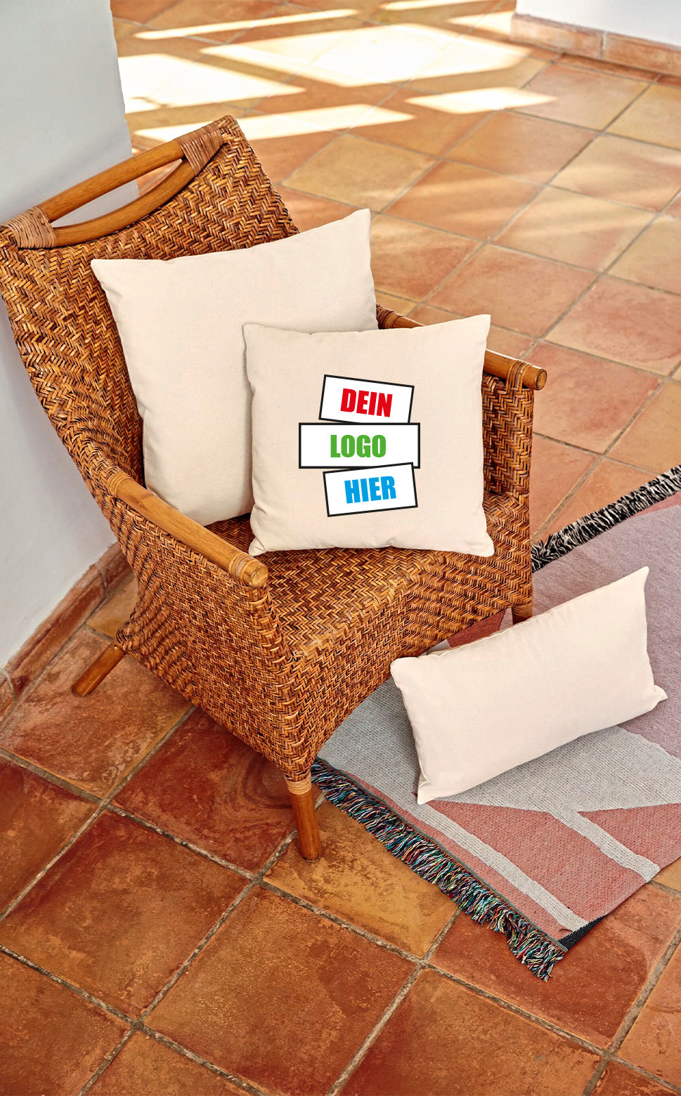 Fairtrade Cotton Canvas Cushion Cover