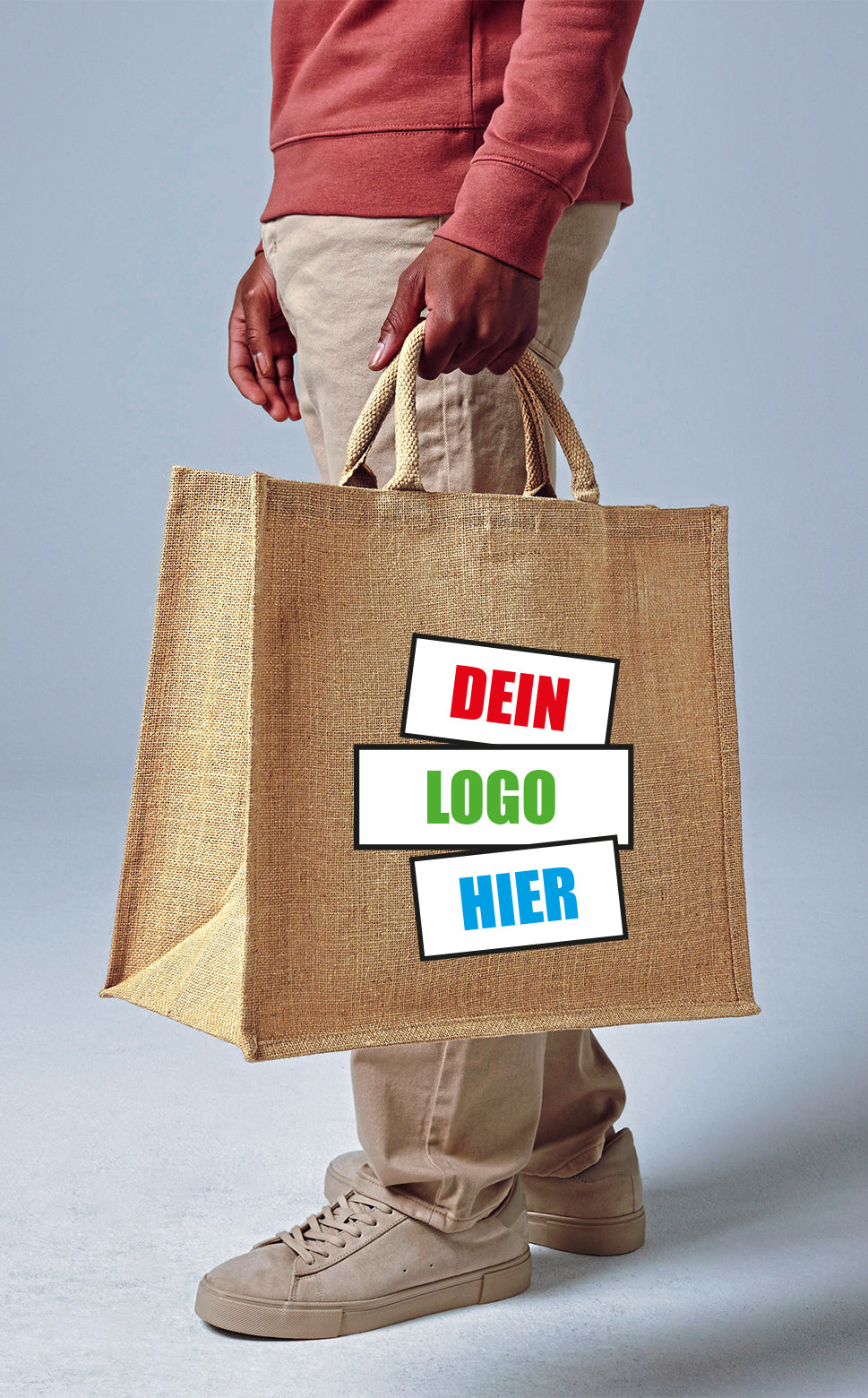 Jute Jumbo Shopper