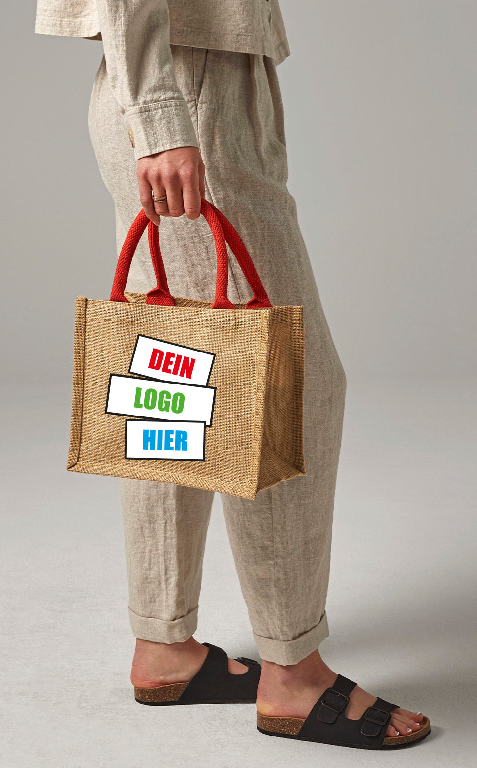 Jute Mini Gift Bag