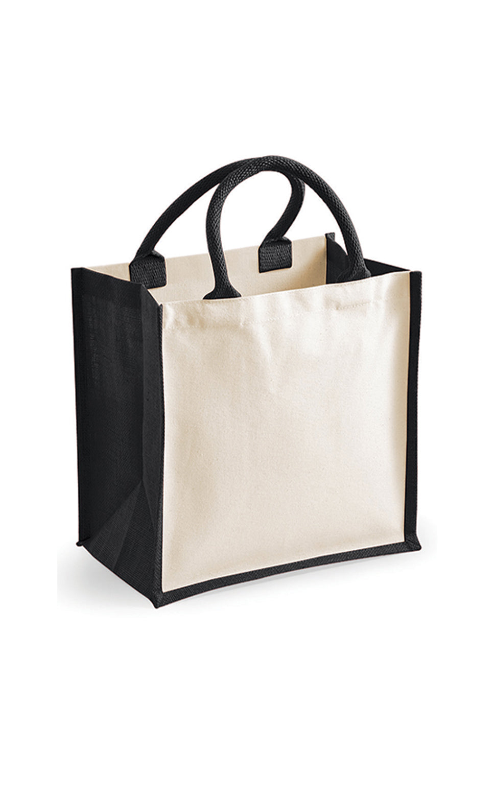 Printers Midi Jute Bag