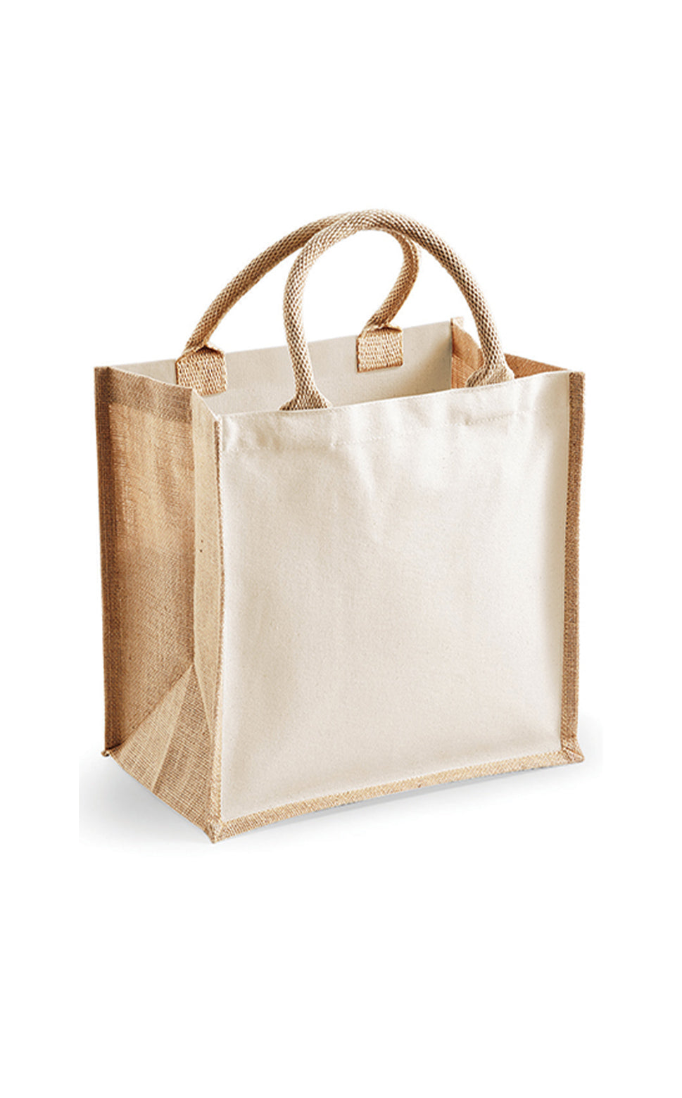 Printers Midi Jute Bag