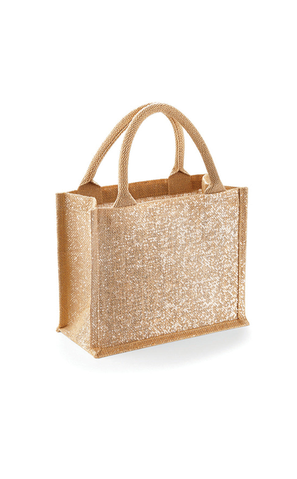 Shimmer Jute Mini Gift Bag
