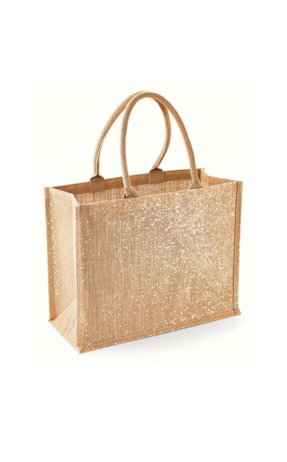Shimmer Jute Shopper