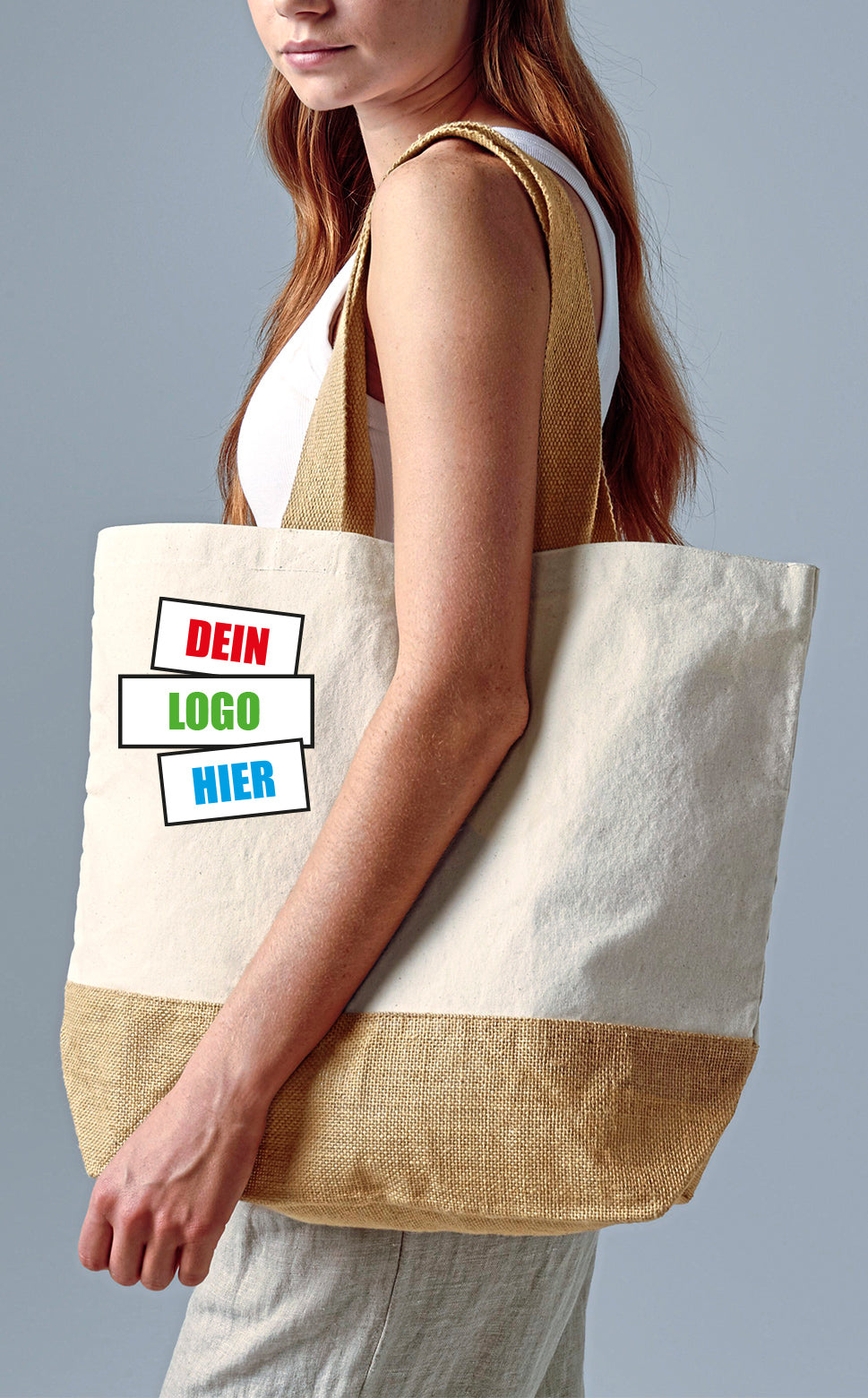 Jute Base Canvas Bag