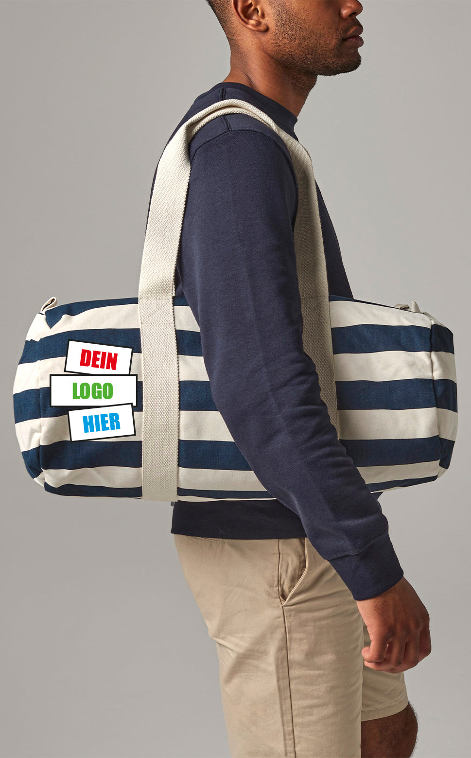 Nautical Barrel Bag