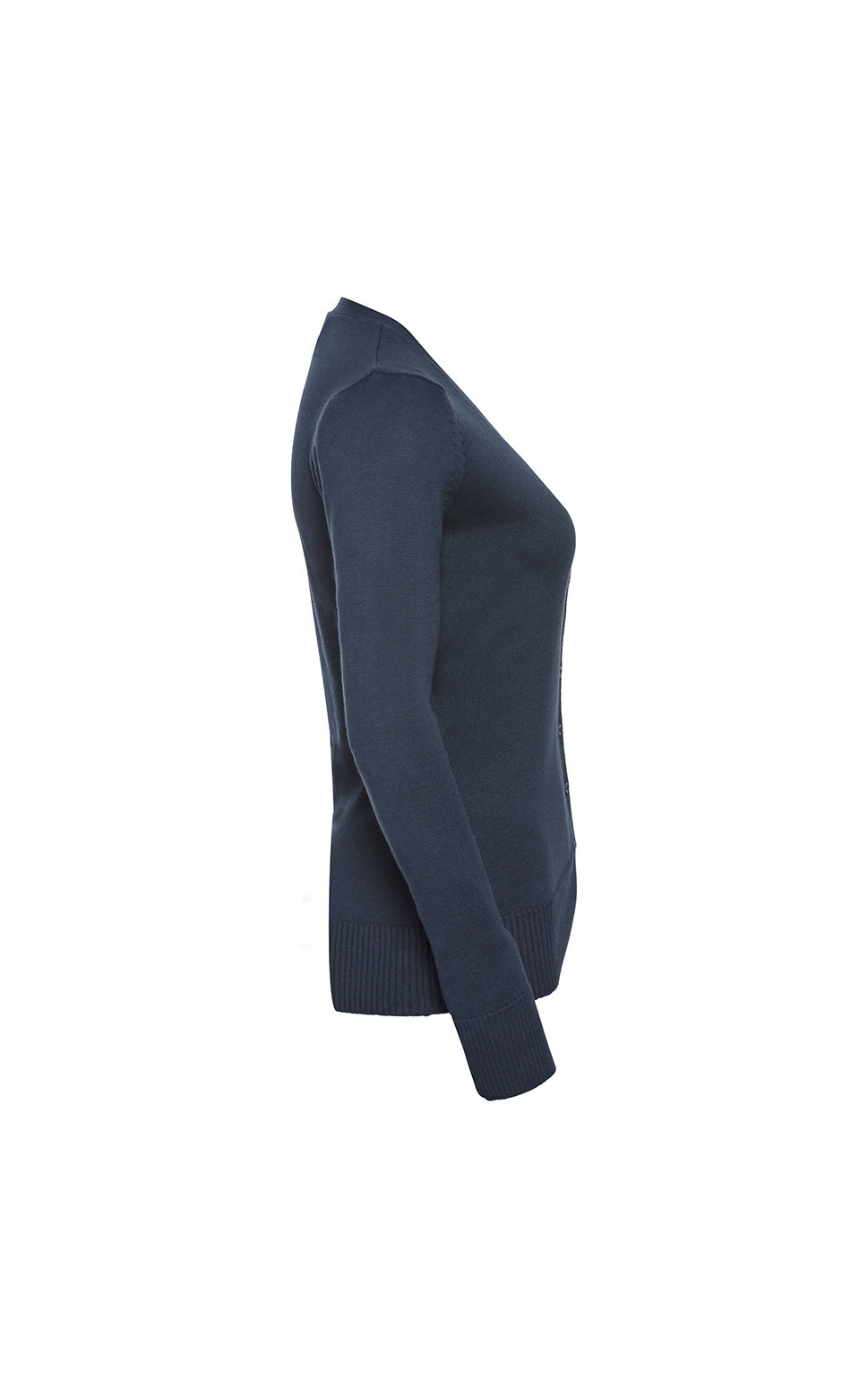 Ladies' V-Neck Knitted Cardigan