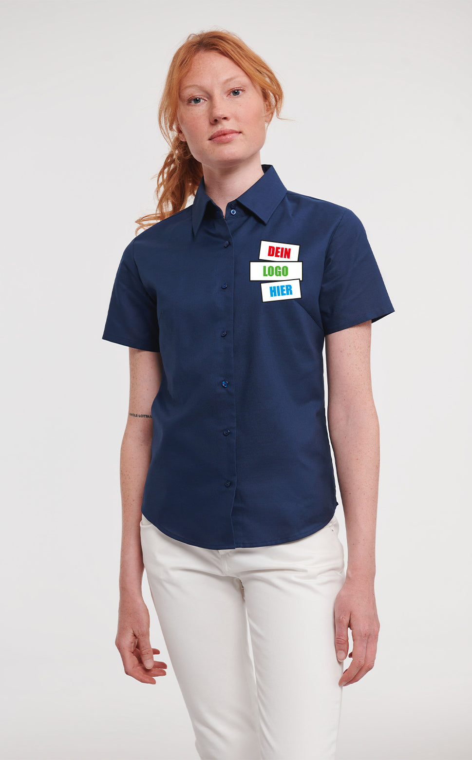 Bluse Ladies´ Short Sleeve Classic Oxford Shirt