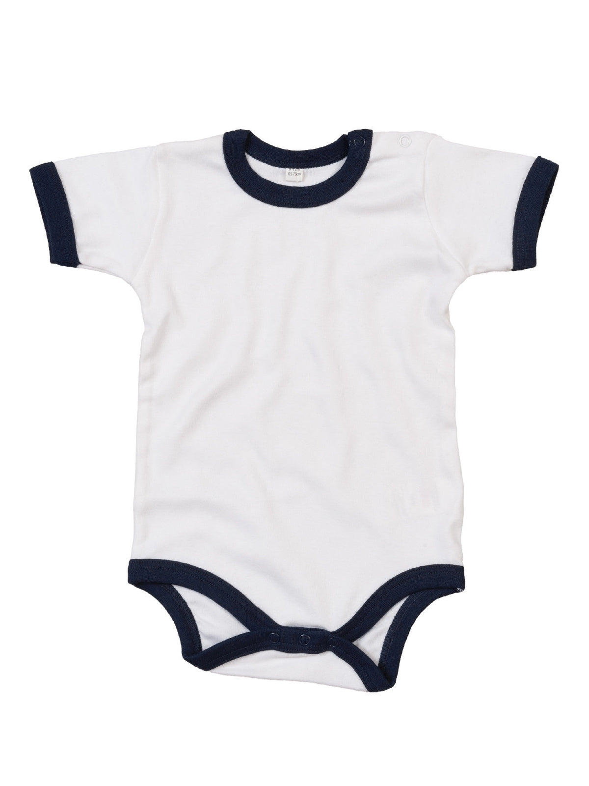 Body Baby Ringer Bodysuit White / Nautical Navy – Babybody | SHIRTPLUS