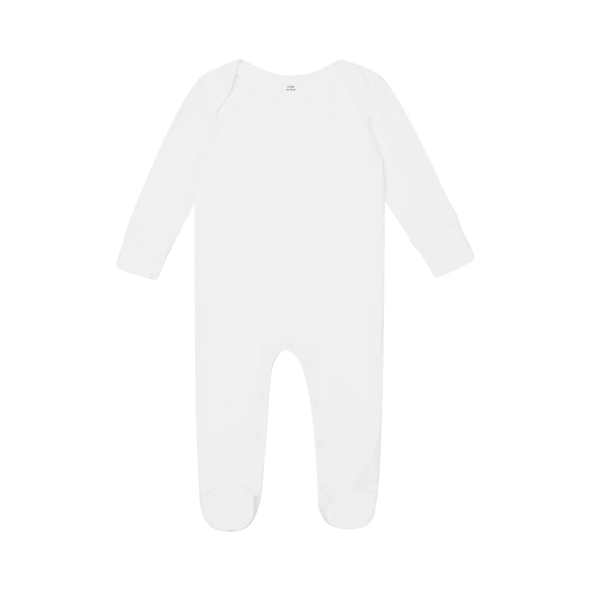 Schlafanzug Baby Sleepsuit mit Kratzschutz White – Baby-Schlafanzug | SHIRTPLUS