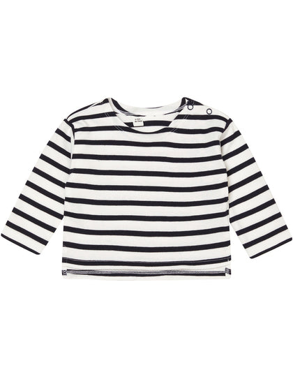 Langarmshirt Baby Breton Top – Baby-Langarmshirt | SHIRTPLUS