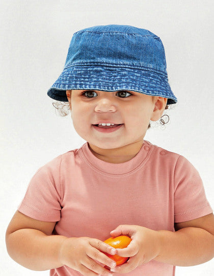 Bucket Hat Baby Denim Bucket Hat – Baby-Fischerhut | SHIRTPLUS