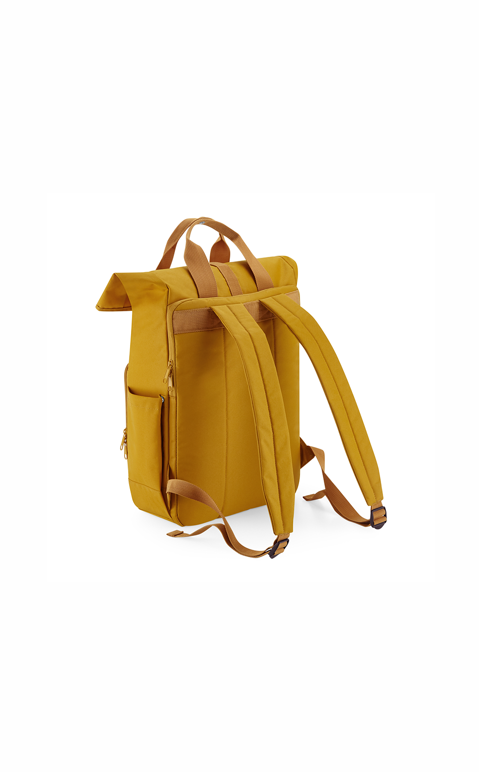 Recycled Twin Handle Roll-Top Laptop Backpack