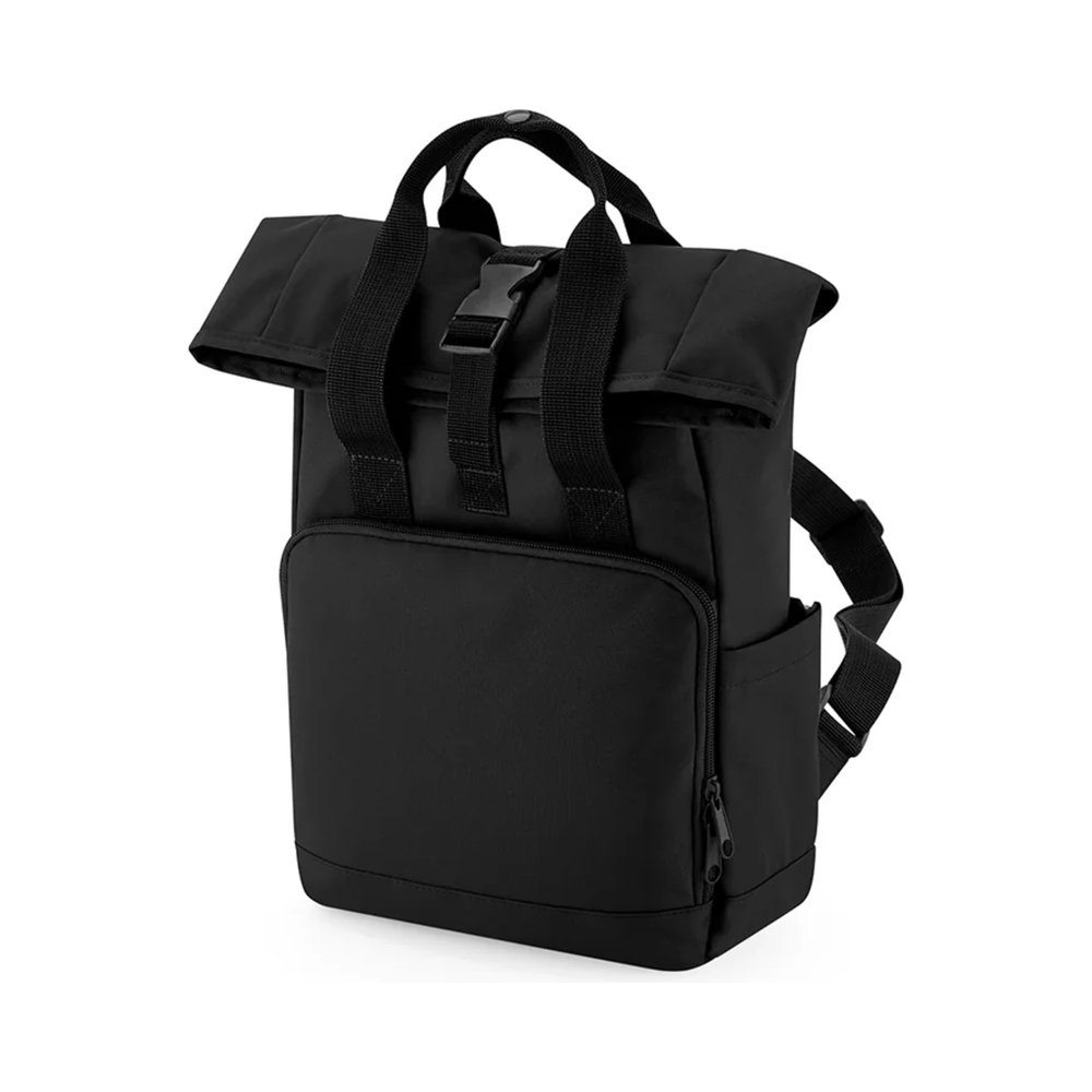 Rucksack Recycled Mini Twin Handle Roll-Top Backpack