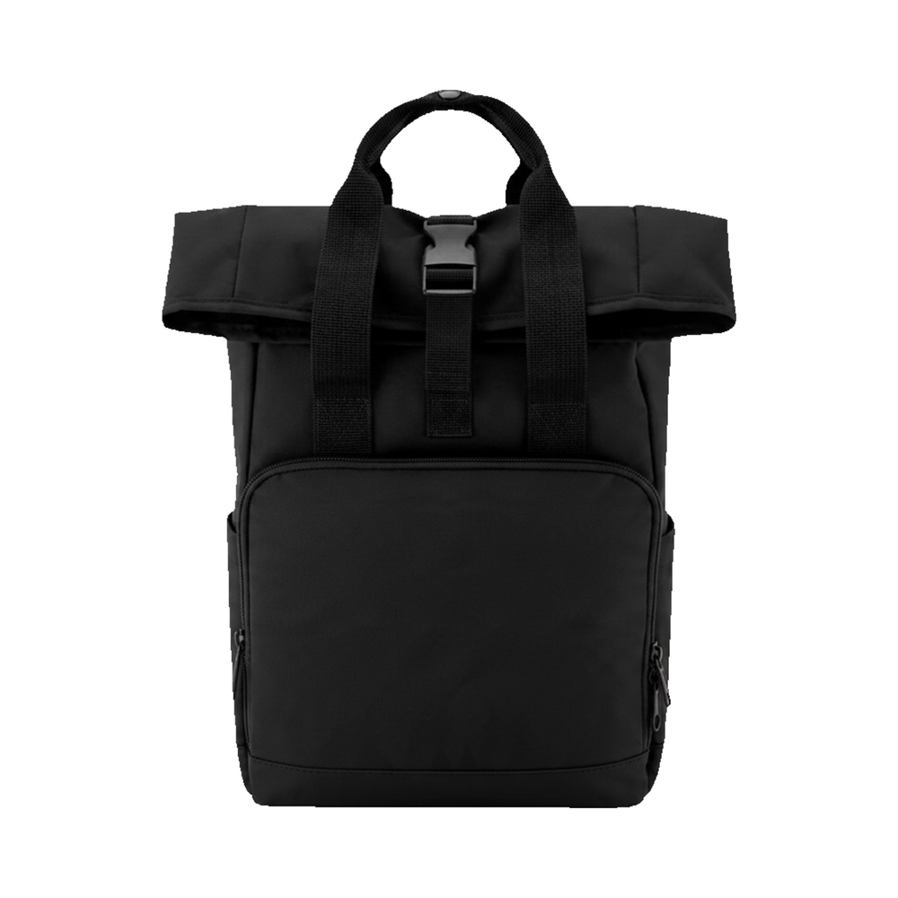 Rucksack Recycled Mini Twin Handle Roll-Top Backpack