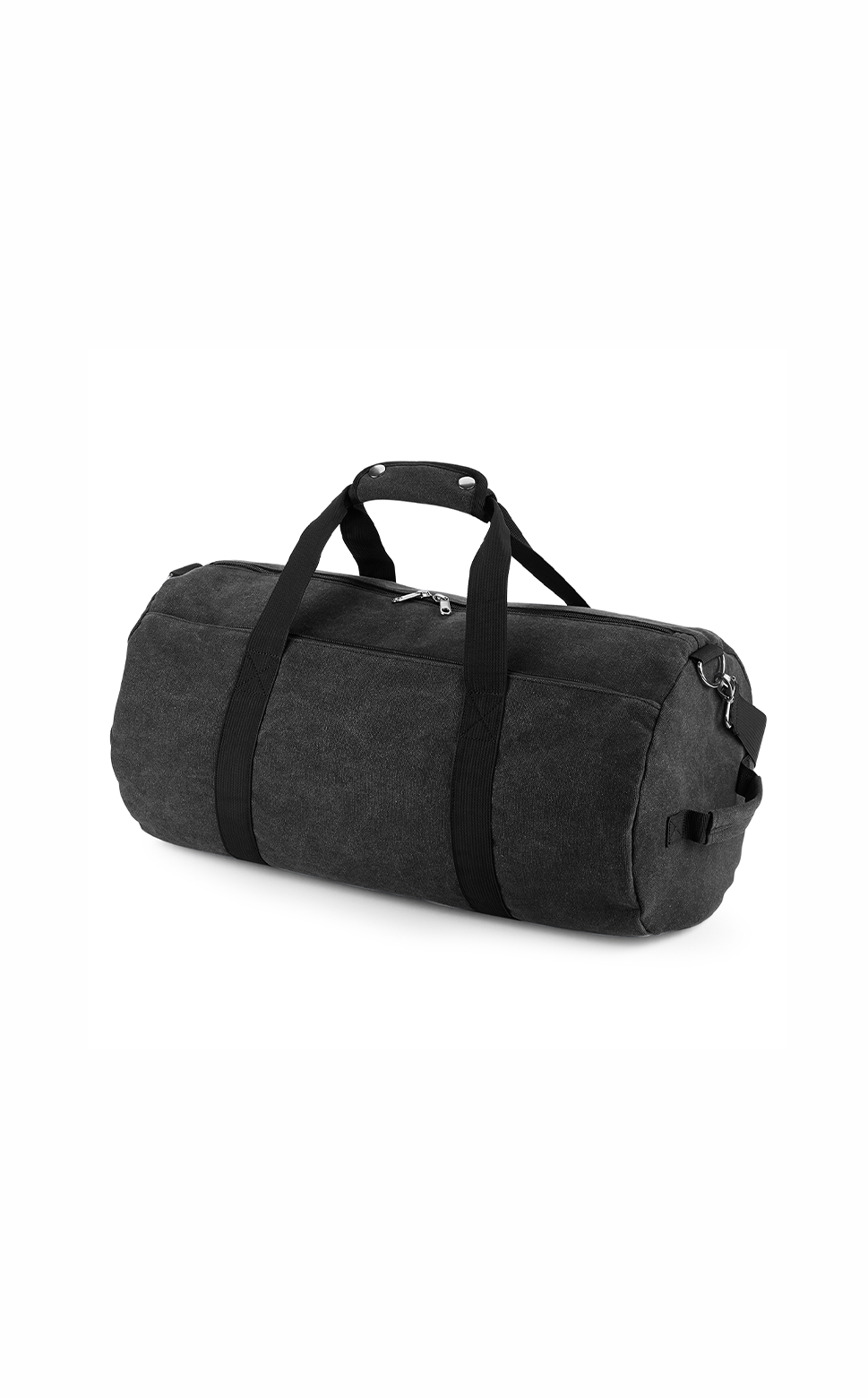 Vintage Canvas Barrel Bag