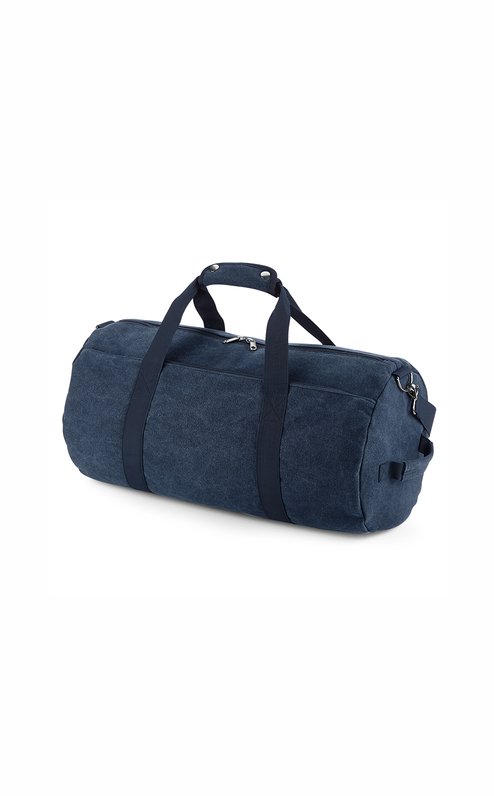 Vintage Canvas Barrel Bag
