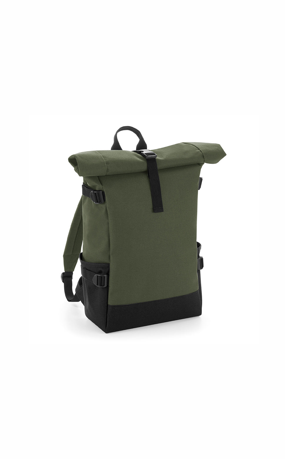 Block Roll-Top Backpack
