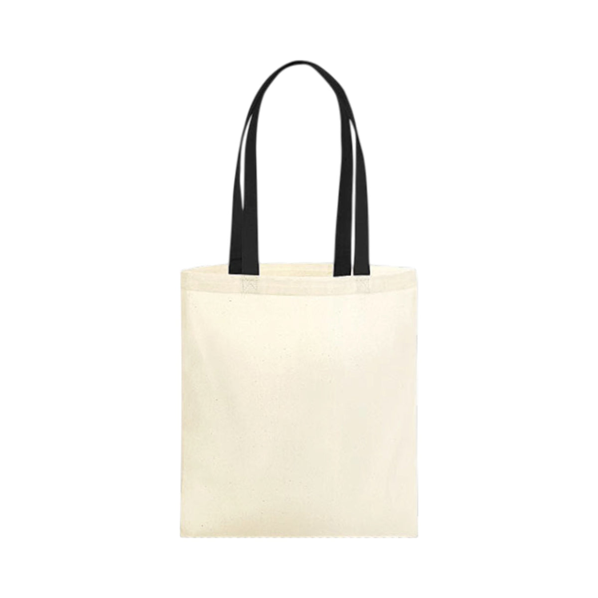 Baumwolltasche Westford Mill WM801C in Natural/Black – Vorderansicht