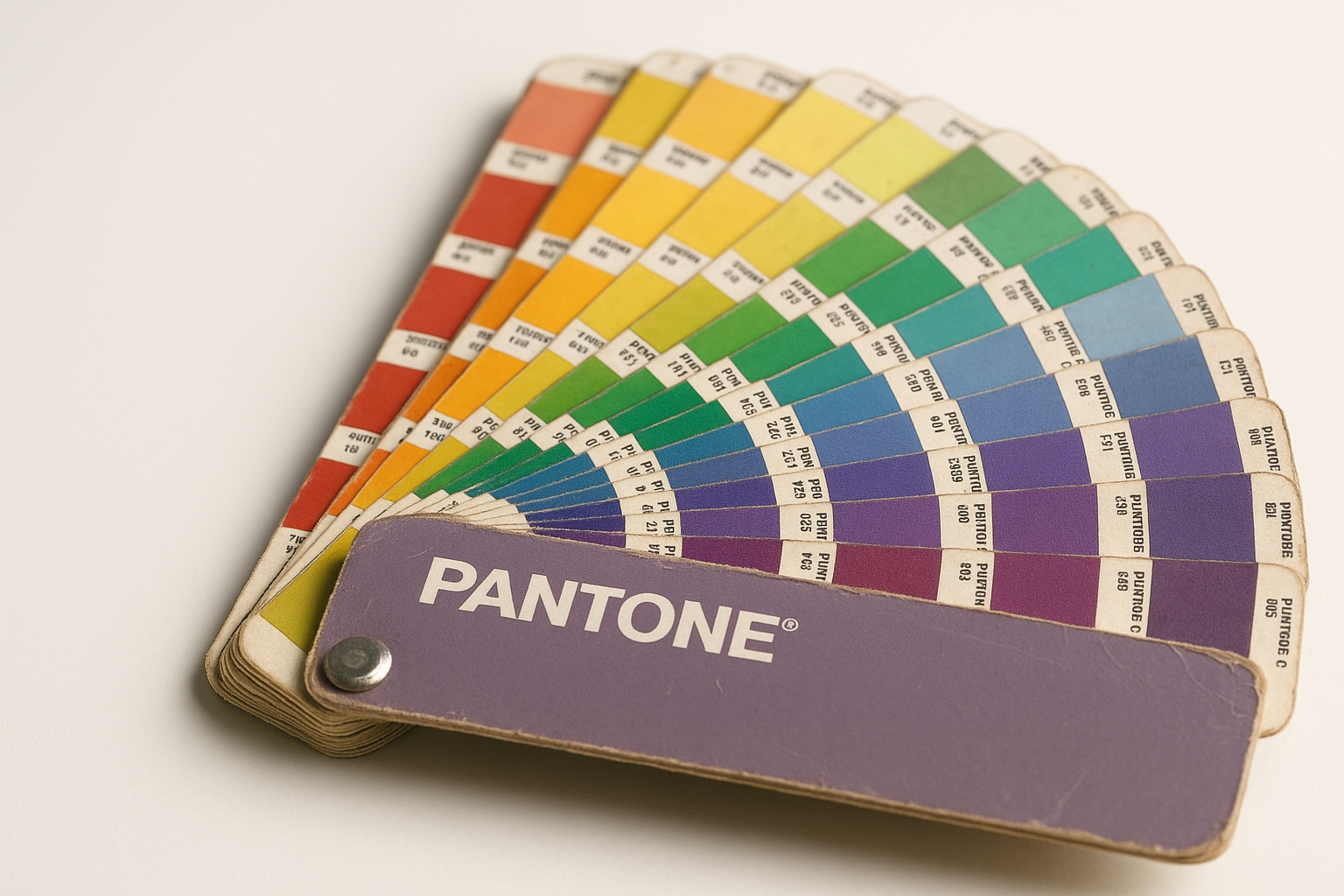benötige ein Bild mit einen leicht abgewetzen Pantone C Fächer