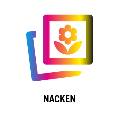 Digitaldruck Nacken (bis 12 cm x 12 cm)