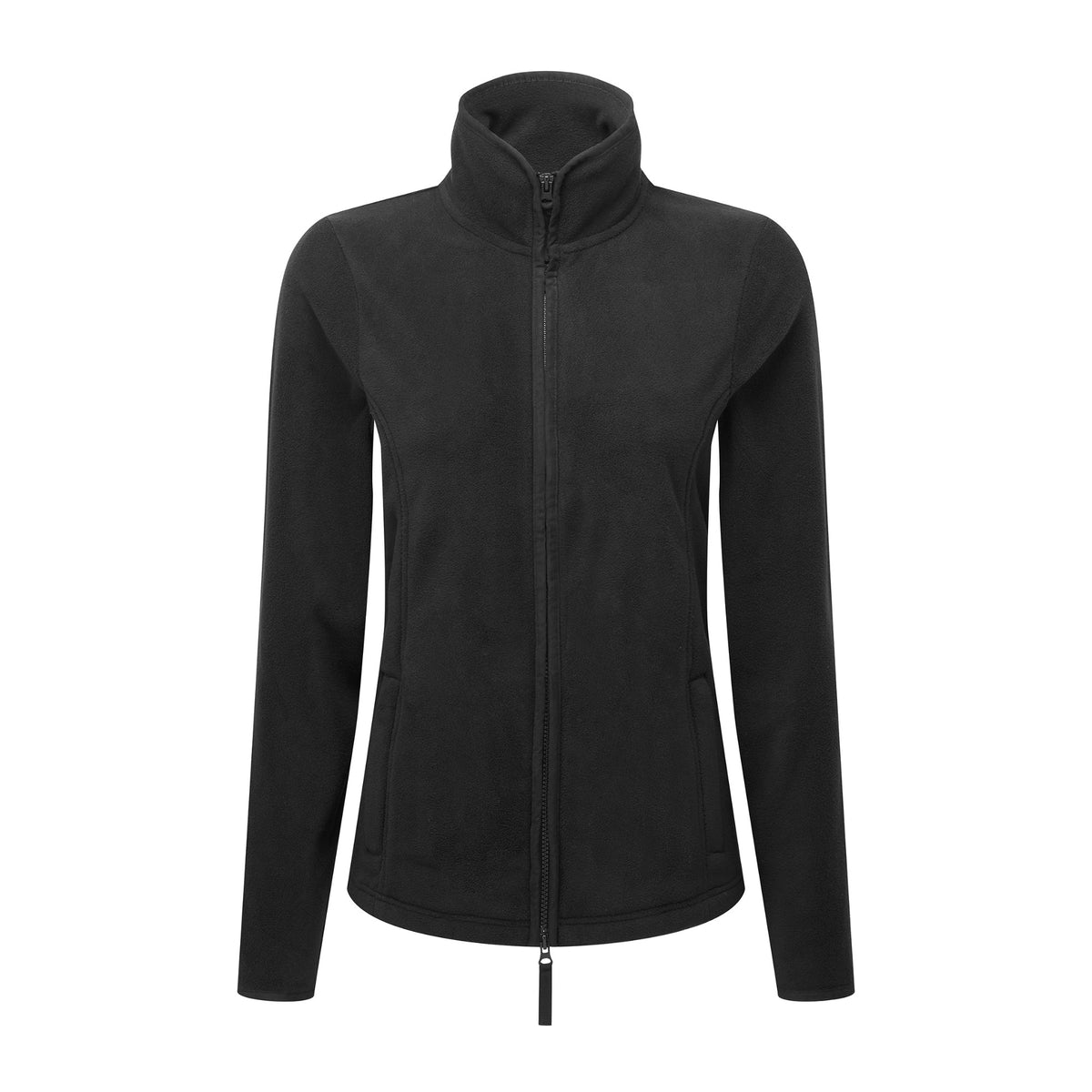 Fleece jacket Premier Workwear Women´s Artisan Fleece Jacket in Black – front view