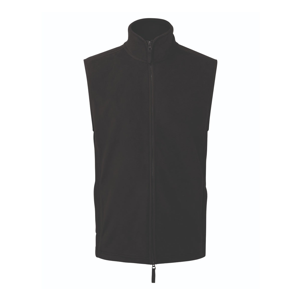 Fleeceweste Premier Workwear Men´s Artisan Fleece Gilet in Black – Vorderansicht
