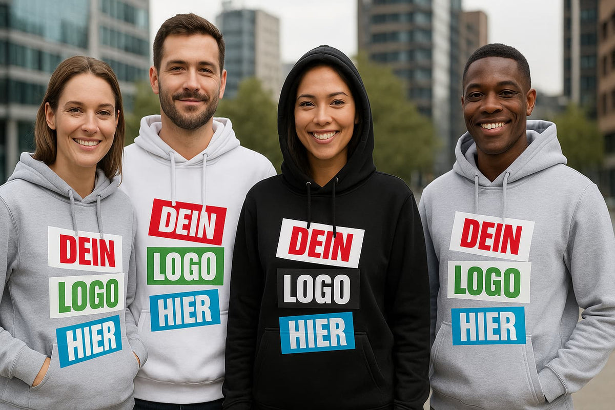 Hoodies bedrucken & besticken lassen