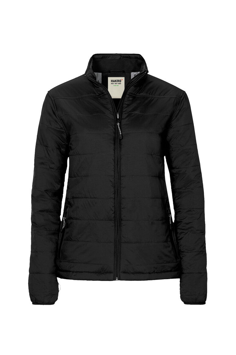 HAKRO Loftjacke Damen 251 in Schwarz – Vorderansicht