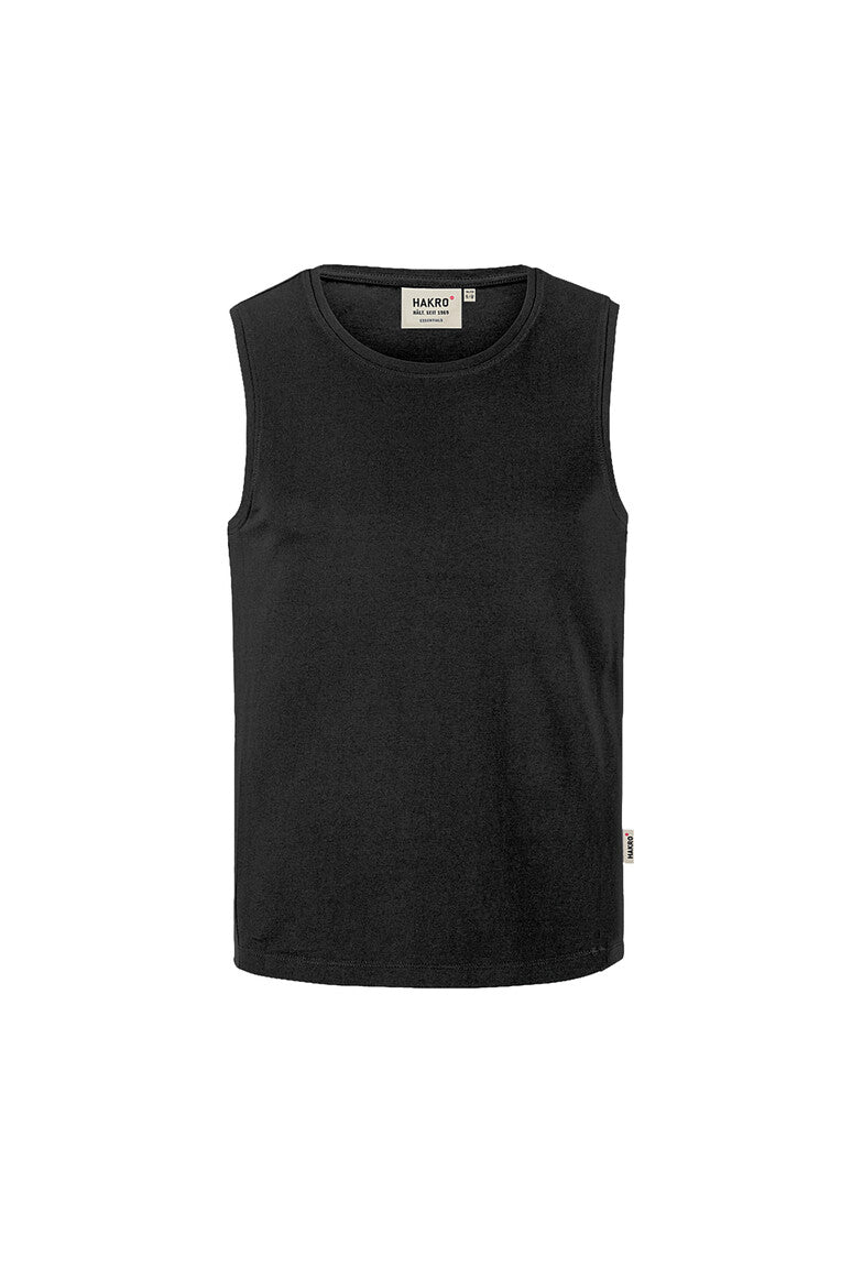 HAKRO Tank-Top 259 in Schwarz – Vorderansicht